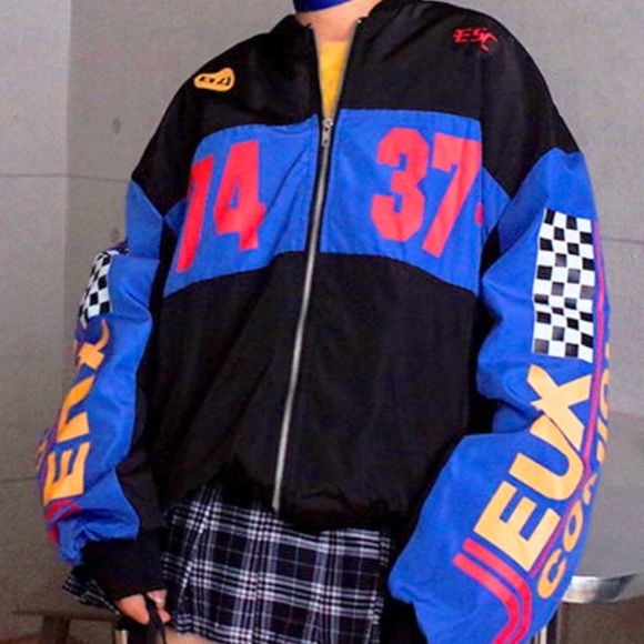Jackets & Blazers - Bomber Racing jacket oversized
